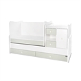 Bed MiniMAX NEW white+milky green /Variant C - kid bed/